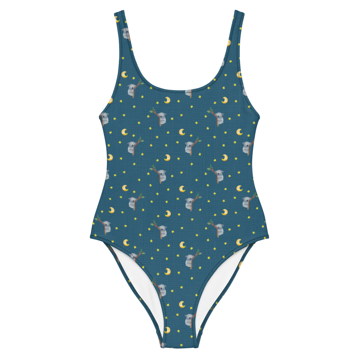 Badeanzug Koalabär Muster Einteiliger Badeanzug, Badebekleidung, Schwimmdress, Damenbadeanzug, Badeoutfit, Bade-Einteiler, Damen-Badeanzug, Badekostüm, Beachwear, UV-Badeanzug, Shape-Badeanzug, Rückenfreier Badeanzug, Schwimmanzug, Damen-Einteiler, Bademode, Luxus-Badeanzug, Sonnenschutz-Badeanzug, Strandmode, Swimsuit, Schwimmkostüm, Badedress, Badeanzug, Schwimmbekleidung, Tiere, Tiermotive, Lustige Sprüche, Gute Laune, Traumland, Koalabär, schlafen, Koala, Schlafzimmer, Träumen, Traum, Bär