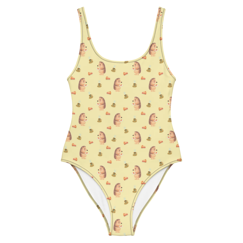 Swimsuit Hedgehog piece of cake Bademode, Badebekleidung, Swimsuit, Badeanzug, Rückenfreier Badeanzug, Luxus-Bademode, Tiermotive, Gute Laune, lustige Sprüche, Tiere, Einladung Party, Kuchen, Igel, Essen Spruch, Kuchen backen, Backen Geschenk, Geburtstagskuchen, Torte