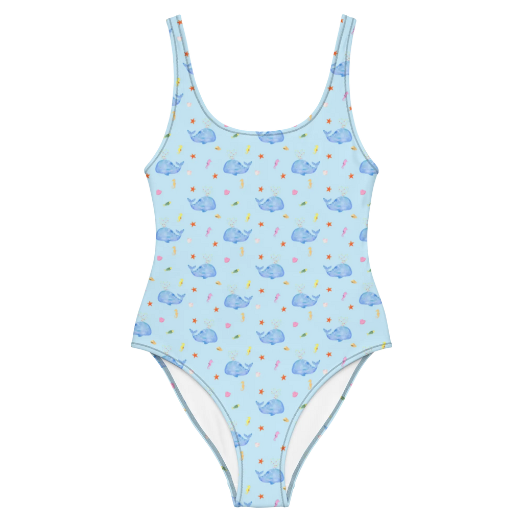 Badeanzug Wal Konfetti Muster Badebekleidung, Luxus-Bademode, Badeanzug, Rückenfreier Badeanzug, Bademode, Swimsuit, Meerestiere, Urlaub, Meer, Lebensabschnitt, Wale, Diät, Konfetti, Wal, Motivation, Abnehmen, Geburtstag, Neustart, Trennung, Neuanfang