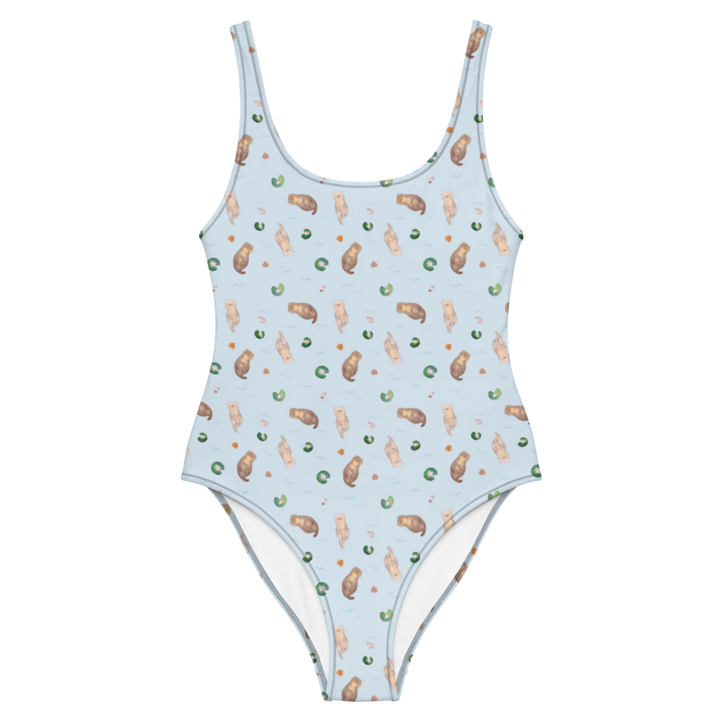 Swimsuit otter shell Badeanzug, Rückenfreier Badeanzug, Bademode, Luxus-Bademode, Badebekleidung, Swimsuit, Fischotter, Seeotter, Otter, Motivation, Träumen, Otterliebe, Tagträumen, Büro, Grübeln