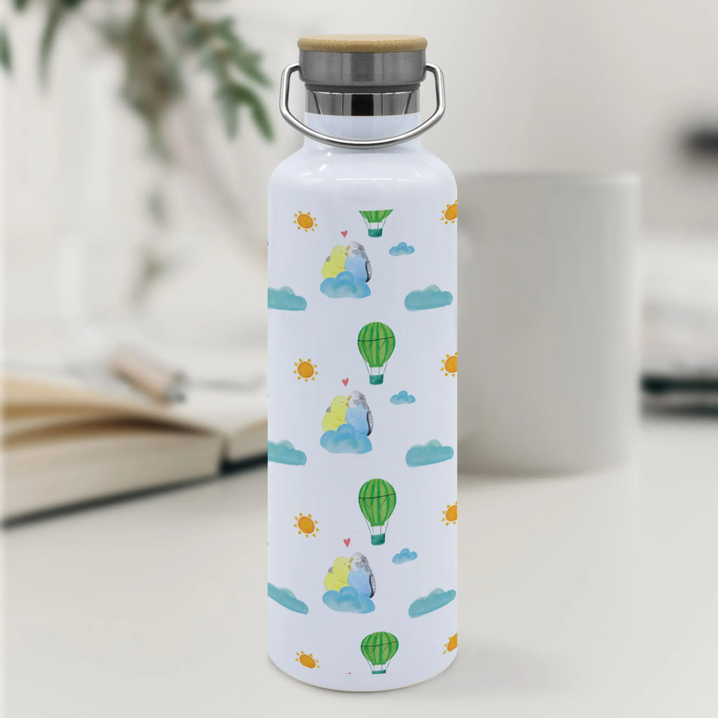 Trinkflasche Wellensittich Liebe Muster