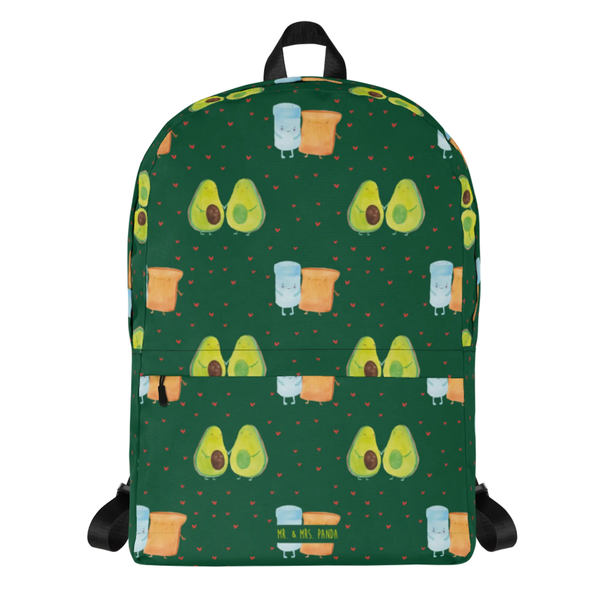 Backpack avocado pair vegetables, birth, pregnancy, children, wedding