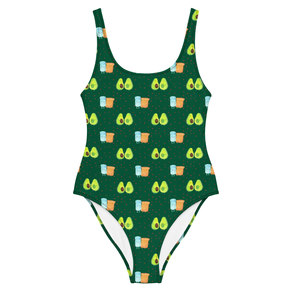 Badeanzug Avocado Pärchen Muster Luxus-Bademode, Badebekleidung, Rückenfreier Badeanzug, Bademode, Badeanzug, Swimsuit, Veggie, Gesund, Avocado, Vegan, Hochzeit, Liebe, Babyparty, Geburt, Kinder, Avocados, Schwangerschaft, Babyshower, Familie, Avocuddle