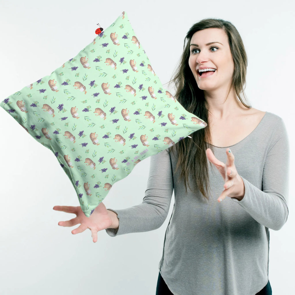 Cushion Hedgehog wine pad, soft, cushion, sofa, 40 x 40, settee, pillows, couch, bed, Pillow, fluffy, 40x40, bedroom, pillow case, small animals, cute, funny, cute animal motives, hand drawn, small world, funny sayings, good mood, happy, gifts, gift ideas, special gifts, animal lover, card, wine glass, white wine, drinking wine, wine decoration, wine saying, gift wine drinker, gift wine lover, red wine, hedgehog