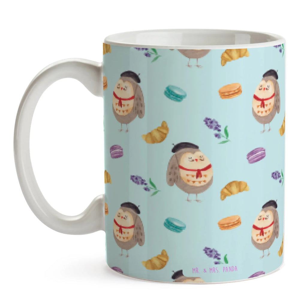 Mug Owl France latte mug, mug with designs, personalized mug, ceramic mug, mug, novelty mug, gift mug, custom mug, porcelain mug, tea mug, office mug, mug with quotes, coffee mug, owl, forest animal, bird, nocturnal, gift ideas, birthday present, illustrated, funny, romantic gift, owl decor, France, Say beautiful, Say French, Owl, Life is beautiful, Owl decoration, hibou, La vie est belle, Owls