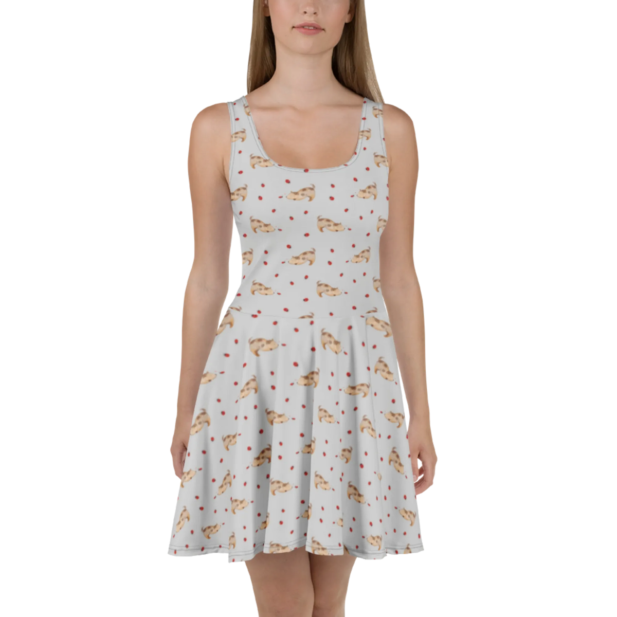 Summer dress Dog ladybug dog decorative items, love for dogs, love dogs, mutt, dog mama, hound, woof, dog breed, dog sayings, gifts for dogs, Christmas gifts for dogs, what do you give a dog lover, funny gifts for dog owners, bag with dog print, Ladybird, Dog slogan, Mongrel dog, Sayings, Dogs, Mongrel