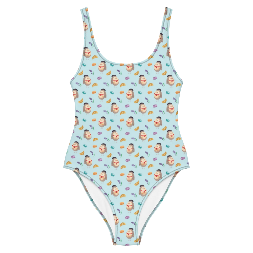 Swimsuit Owl France Badeanzug, Rückenfreier Badeanzug, Badebekleidung, Luxus-Bademode, Swimsuit, Bademode, Eule, La Vie Est Belle, Hibou, Spruch Französisch, Eulen, Das Leben Ist schön, Owl, Frankreich, Eule Deko, Spruch schön