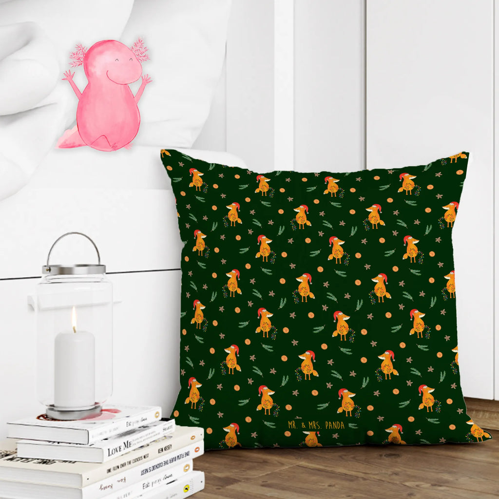 Cushion Fox Christmas bedroom, pad, Pillow, 40 x 40, pillows, pillow case, 40x40, sofa, fluffy, cushion, bed, couch, settee, soft, Winter, Christmas, Christmas time, snow, Fox, Christmas Eve, Santa Claus, Gift Christmas, Foxes, Saying beautiful
