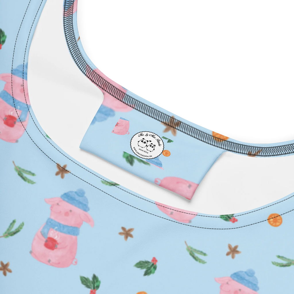 Summer dress piggy Mulled wine Skaterkleid, Kleid, Sommerkleid, Winter, Weihnachten, Weihnachtsdeko, Nikolaus, Advent, Heiligabend, Wintermotiv, Betrunken, Spruch, Weihnachtsmarkt, Glühwein