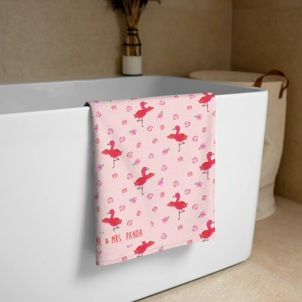 XL ręcznik kąpielowy Flamingo joga Flamingo