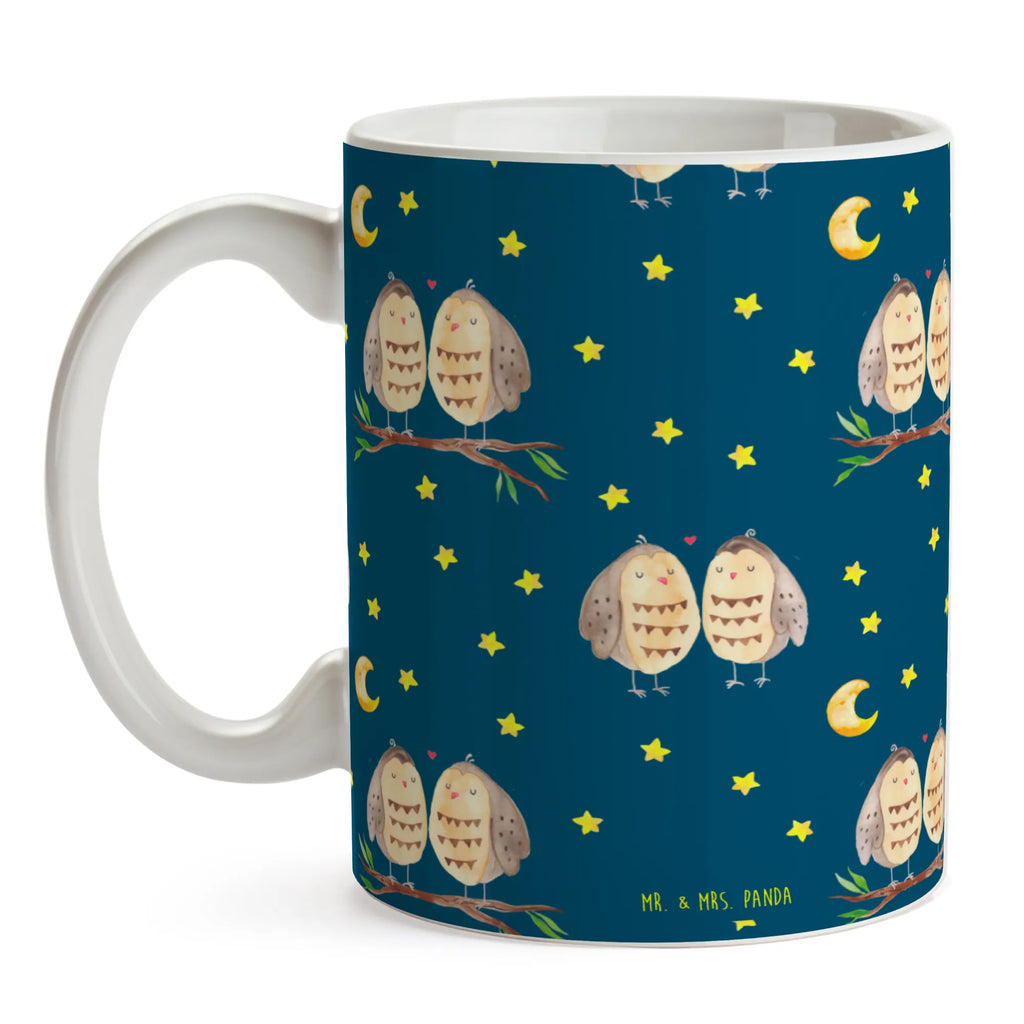 Tasse Eulen Liebe Muster Tasse, Keramiktasse, Geschenktasse, Tasse mit Zitaten, Kaffeetasse, Porzellantasse, Teetasse, Bürotasse, Tasse mit Motiven, Eule, Freund, Hochzeit Spruch, Liebe Spruch, Freundin Geschenk, Eule Deko, Owl, Liebe, All you need is love, Wortspiel lustig