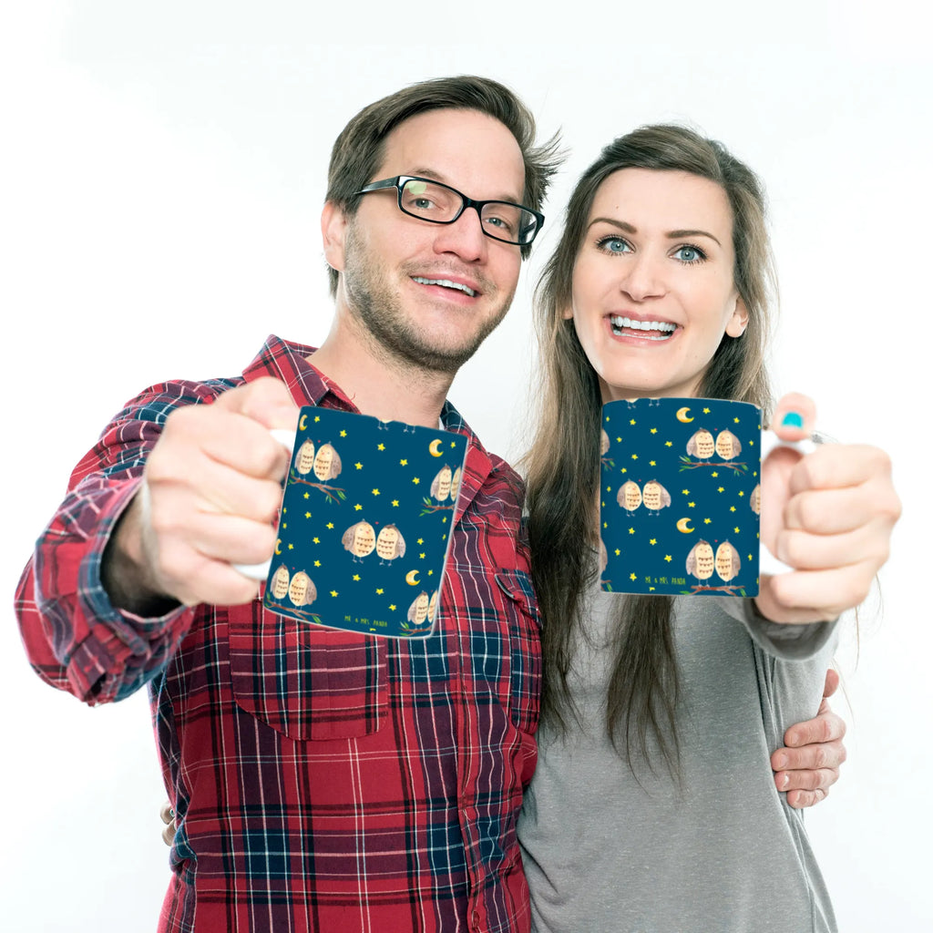 Tasse Eulen Liebe Muster Tasse, Keramiktasse, Geschenktasse, Tasse mit Zitaten, Kaffeetasse, Porzellantasse, Teetasse, Bürotasse, Tasse mit Motiven, Eule, Freund, Hochzeit Spruch, Liebe Spruch, Freundin Geschenk, Eule Deko, Owl, Liebe, All you need is love, Wortspiel lustig