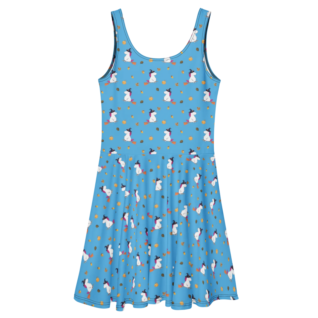 Summer dress unicorn Witch Sommerkleid, Skaterkleid, Kleid, Einhorn, Einhörner, Einhorn Deko, Unicorn, Hexe, Freundin, Zicke, Verrückte, Ehefrau, Frau, Leben, Engel, Teufel