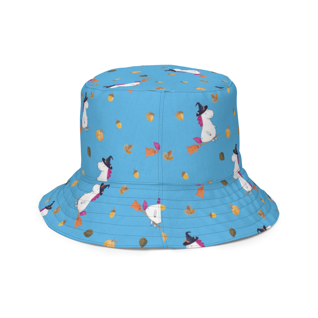 Sonnenhut Einhorn Hexe Muster Wendemütze, Wendehut, Sonnenmütze, Fischerhut, Wendecap, Sonnenhut, Strandhut, Outdoorhut, Sommerhut, Freizeithut, Anglerhut, zweifarbiger Hut, Einhorn, Einhörner, Einhorn Deko, Unicorn, Teufel, Ehefrau, Engel, Hexe, Freundin, Zicke, Leben, Frau, Verrückte