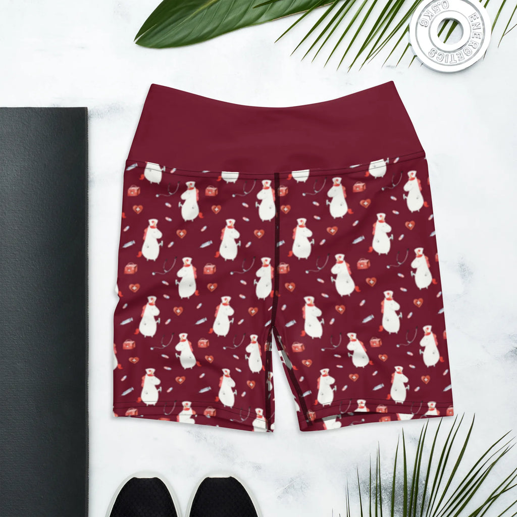 Yoga Shorts Einhorn Krankenschwester Muster Yogashorts, Fitnesshose, Sportshorts, Sportshorts Damen, Sporthose, Yogabekleidung, Yoga Shorts Damen, Yoga Shorts, Sportbekleidung, Einhorn, Einhörner, Einhorn Deko, Unicorn, Krankenpflegerin, Krankenpfleger Geschenk, Krankenschwester Dankeschön, Krankenschwester Geschenk, Ärztin Geschenk, Krankenhaus