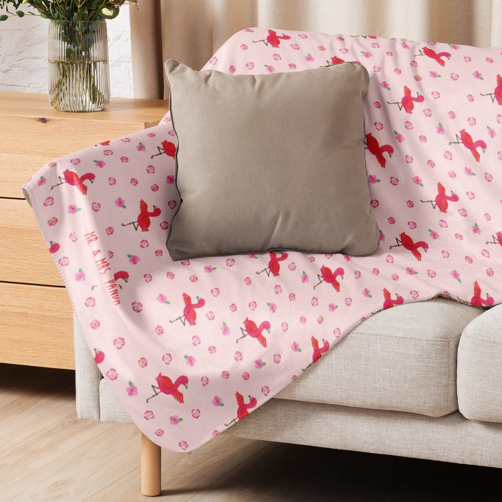 Sherpa Kuscheldecke Flamingo Yoga Muster Flamingo, Aufregen, Namaste, Tiefenentspannung, Yoga-Übung, Entspannung, Vogel, Yoga, Achtsamkeit, Ärger