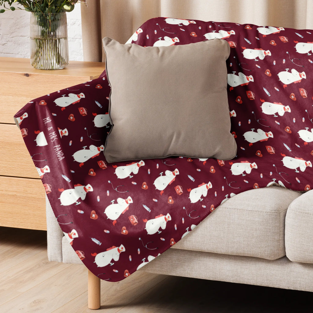 Koc Sherpa Jednorożec Pielęgniarka Einhorn, Einhörner, Einhorn Deko, Unicorn, Krankenpfleger Geschenk, Krankenhaus, Krankenschwester Dankeschön, Krankenschwester Geschenk, Ärztin Geschenk, Krankenpflegerin