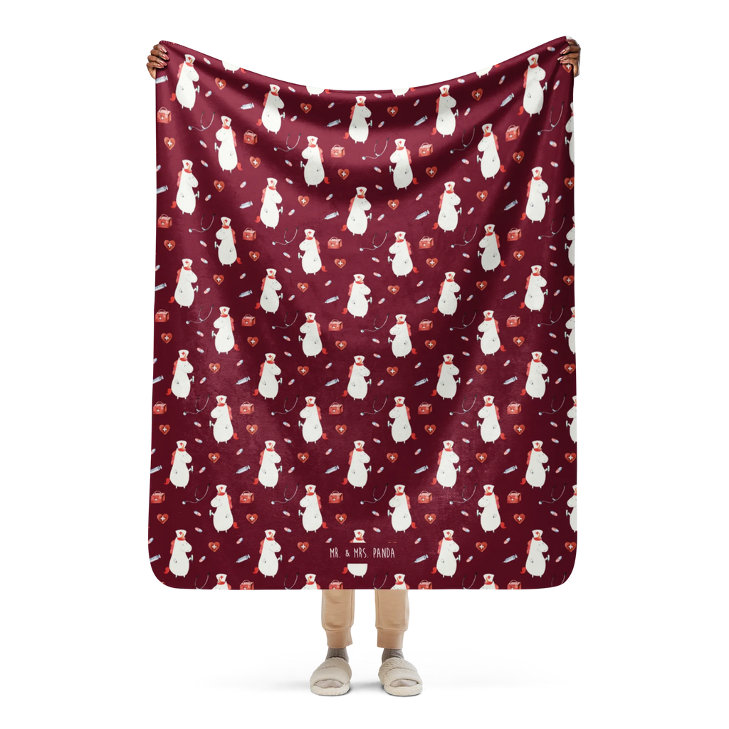 Koc Sherpa Jednorożec Pielęgniarka Einhorn, Einhörner, Einhorn Deko, Unicorn, Krankenpfleger Geschenk, Krankenhaus, Krankenschwester Dankeschön, Krankenschwester Geschenk, Ärztin Geschenk, Krankenpflegerin