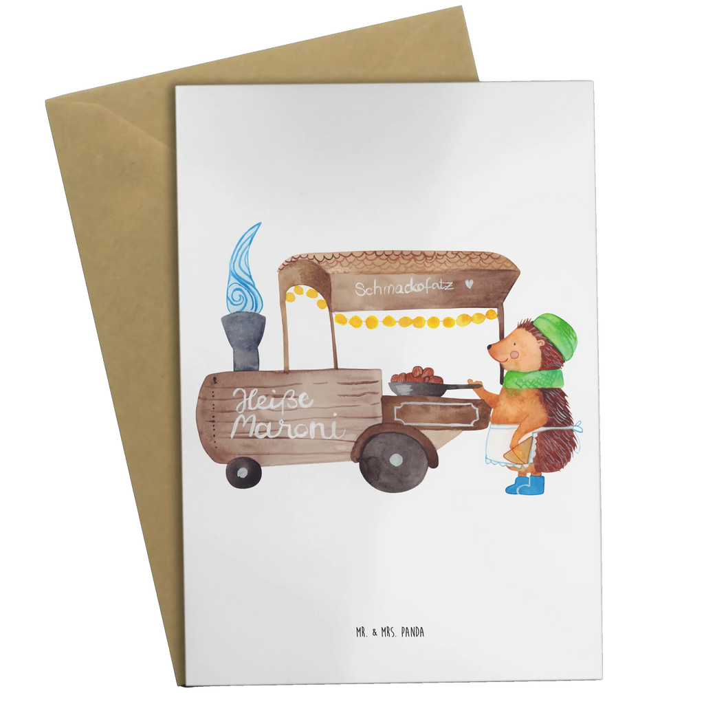 Greetings card hedgehog Chestnuts Klappkarte, Karte, Hochzeitskarte, Einladungskarte, Grußkarte, Glückwunschkarte, Ansichtskarten, Geburtstagskarte, Winter, Weihnachten, Weihnachtsdeko, Nikolaus, Advent, Heiligabend, Wintermotiv, Maronen, Weihnachtsmarkt, Duft, Kastanien