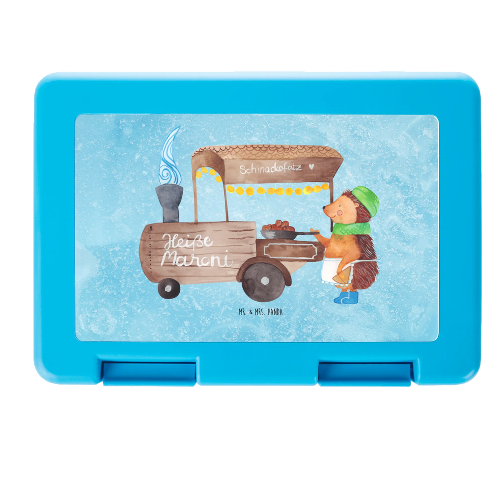 Pudełko na kanapki Jeż kasztany Zima, Boże Narodzenie, dekoracje świąteczne, Mikołaj, Adwent, Wigilia, zimowy motyw