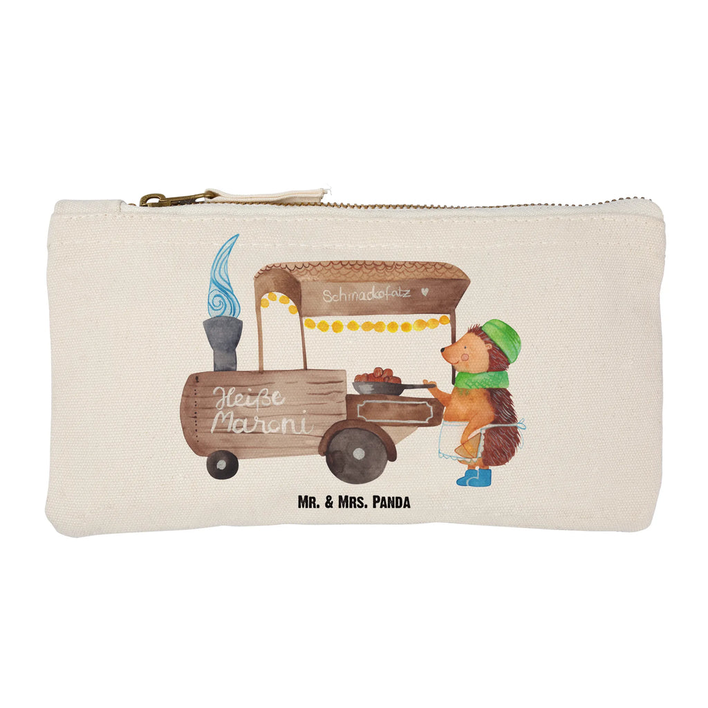 torebka na makijaż Jeż kasztany Zima, Boże Narodzenie, dekoracje świąteczne, Mikołaj, Adwent, Wigilia, zimowy motyw