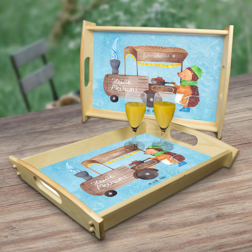 Serving tray hedgehog Chestnuts Küchentablett, Dekotablett, Serviertablett, Tablett, Frühstückstablett, Holztablett, Winter, Weihnachten, Weihnachtsdeko, Nikolaus, Advent, Heiligabend, Wintermotiv, Kastanien, Maronen, Duft, Weihnachtsmarkt