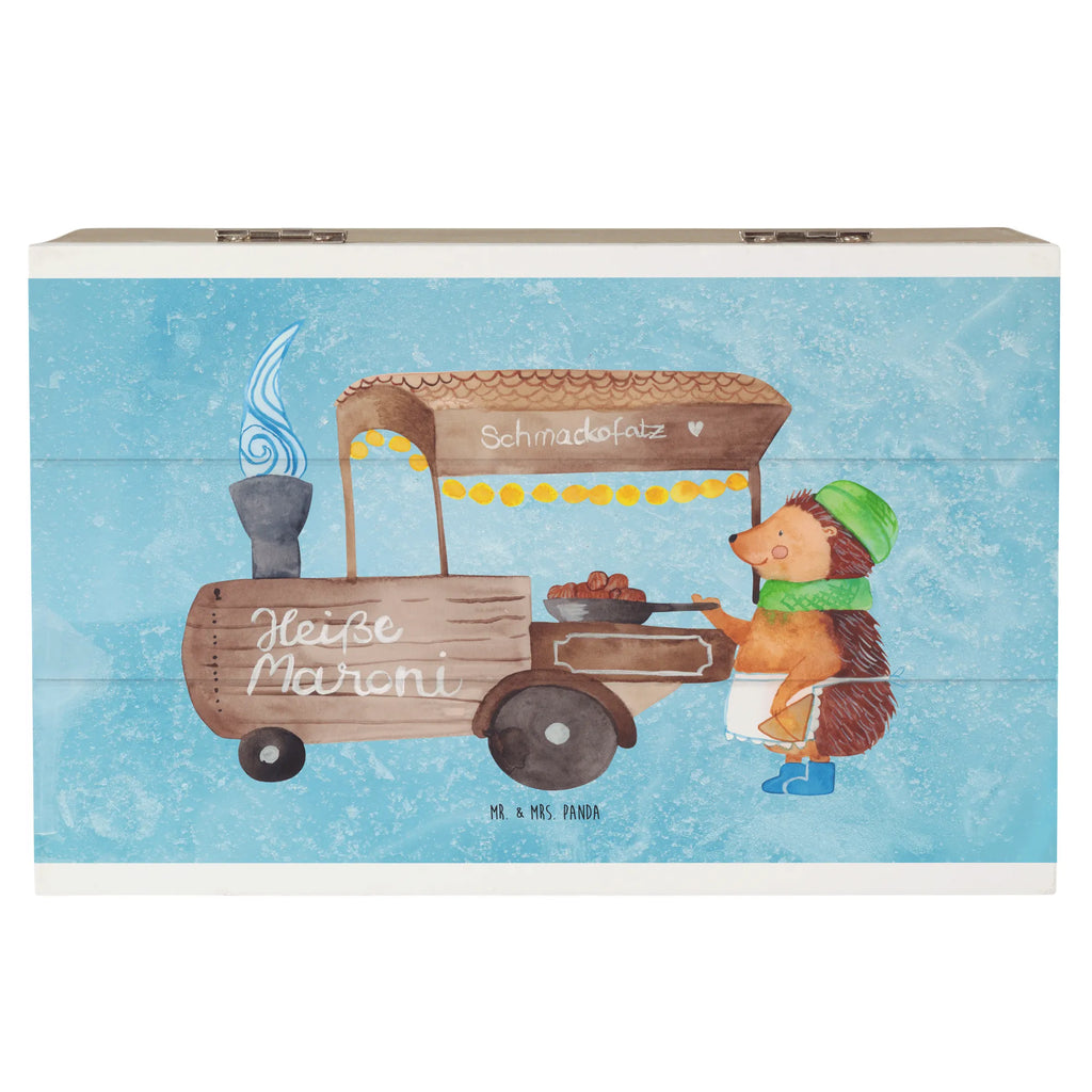 Holzkiste Igel Maronen Kiste, XXL, Truhe, Holzkiste, Geschenkdose, Erinnerungsbox, Aufbewahrungsbox, Schatzkiste, Geschenkbox, Erinnerungskiste, Dekokiste, Schatulle, Winter, Weihnachten, Weihnachtsdeko, Nikolaus, Advent, Heiligabend, Wintermotiv, Maronen, Duft, Kastanien, Weihnachtsmarkt