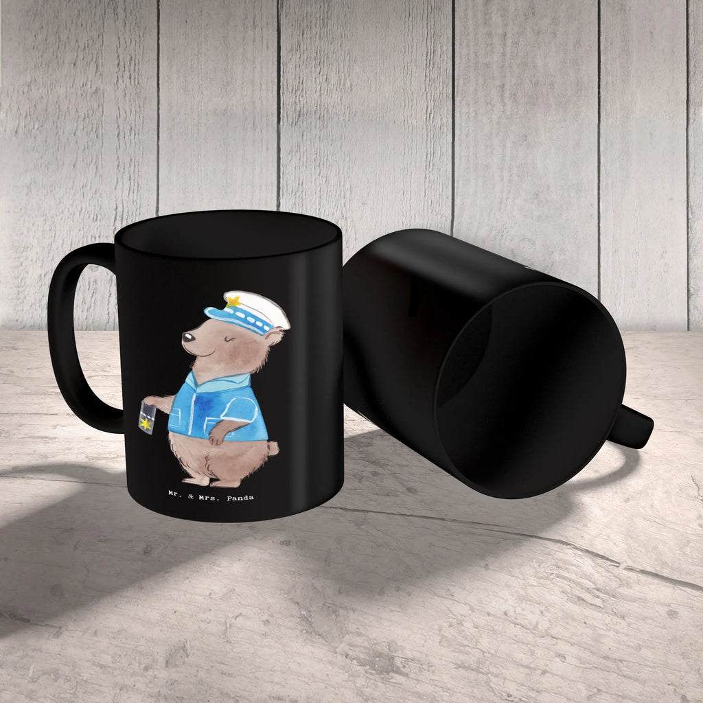 Mug Policewoman heart Tasse mit Motiven, Tasse, Teetasse, Keramiktasse, Kaffeetasse, Tasse mit Zitaten, Geschenktasse, Porzellantasse, Bürotasse, Beruf, Ausbildung, Jubiläum, Abschied, Rente, Kollege, Kollegin, Geschenk, Schenken, Arbeitskollege, Mitarbeiter, Firma, Danke, Dankeschön, Polizeibeamtin, Polizistin, Polizei, Studium, Wachfrau, Cop