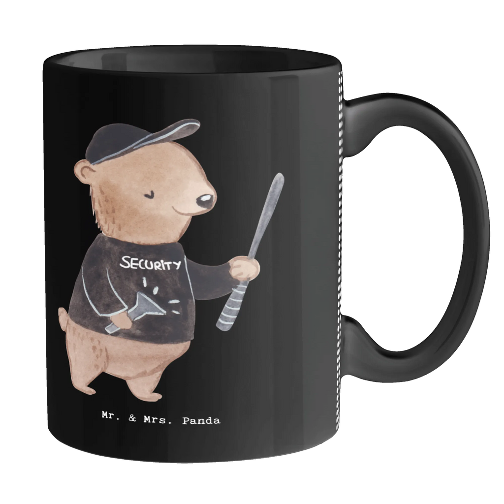 Tasse Security Mitarbeiter mit Herz Tasse mit Zitaten, Porzellantasse, Kaffeetasse, Keramiktasse, Tasse, Bürotasse, Teetasse, Geschenktasse, Tasse mit Motiven, Beruf, Ausbildung, Jubiläum, Abschied, Rente, Kollege, Kollegin, Geschenk, Schenken, Arbeitskollege, Mitarbeiter, Firma, Danke, Dankeschön