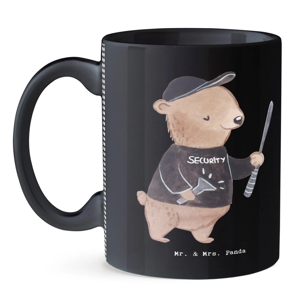 Tasse Security Mitarbeiter mit Herz Tasse mit Zitaten, Porzellantasse, Kaffeetasse, Keramiktasse, Tasse, Bürotasse, Teetasse, Geschenktasse, Tasse mit Motiven, Beruf, Ausbildung, Jubiläum, Abschied, Rente, Kollege, Kollegin, Geschenk, Schenken, Arbeitskollege, Mitarbeiter, Firma, Danke, Dankeschön