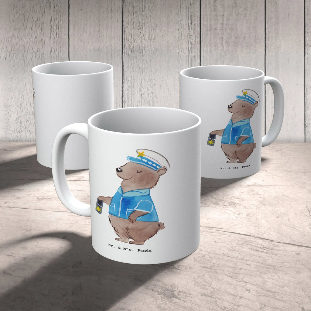 Mug Policewoman heart Tasse mit Motiven, Tasse, Teetasse, Keramiktasse, Kaffeetasse, Tasse mit Zitaten, Geschenktasse, Porzellantasse, Bürotasse, Beruf, Ausbildung, Jubiläum, Abschied, Rente, Kollege, Kollegin, Geschenk, Schenken, Arbeitskollege, Mitarbeiter, Firma, Danke, Dankeschön, Polizeibeamtin, Polizistin, Polizei, Studium, Wachfrau, Cop