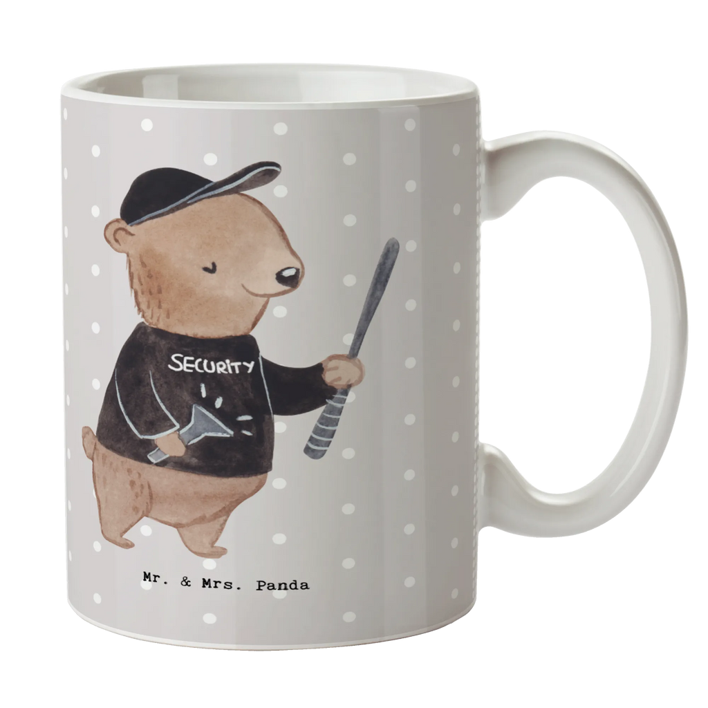Tasse Security Mitarbeiter mit Herz Tasse mit Zitaten, Porzellantasse, Kaffeetasse, Keramiktasse, Tasse, Bürotasse, Teetasse, Geschenktasse, Tasse mit Motiven, Beruf, Ausbildung, Jubiläum, Abschied, Rente, Kollege, Kollegin, Geschenk, Schenken, Arbeitskollege, Mitarbeiter, Firma, Danke, Dankeschön