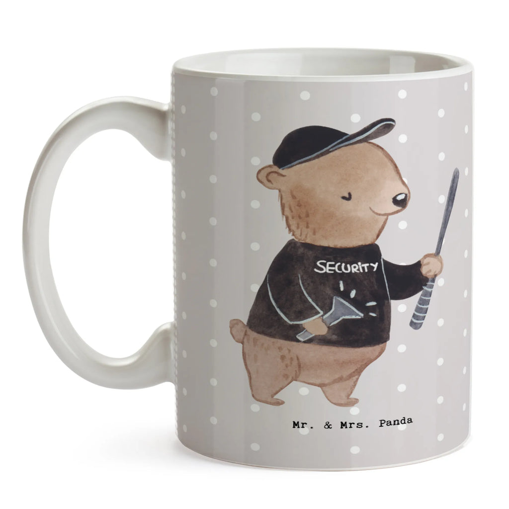 Tasse Security Mitarbeiter mit Herz Tasse mit Zitaten, Porzellantasse, Kaffeetasse, Keramiktasse, Tasse, Bürotasse, Teetasse, Geschenktasse, Tasse mit Motiven, Beruf, Ausbildung, Jubiläum, Abschied, Rente, Kollege, Kollegin, Geschenk, Schenken, Arbeitskollege, Mitarbeiter, Firma, Danke, Dankeschön