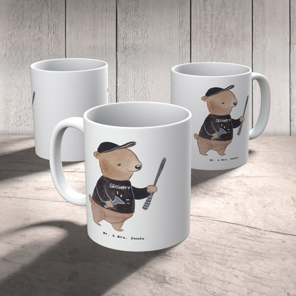 Tasse Security Mitarbeiter mit Herz Tasse mit Zitaten, Porzellantasse, Kaffeetasse, Keramiktasse, Tasse, Bürotasse, Teetasse, Geschenktasse, Tasse mit Motiven, Beruf, Ausbildung, Jubiläum, Abschied, Rente, Kollege, Kollegin, Geschenk, Schenken, Arbeitskollege, Mitarbeiter, Firma, Danke, Dankeschön