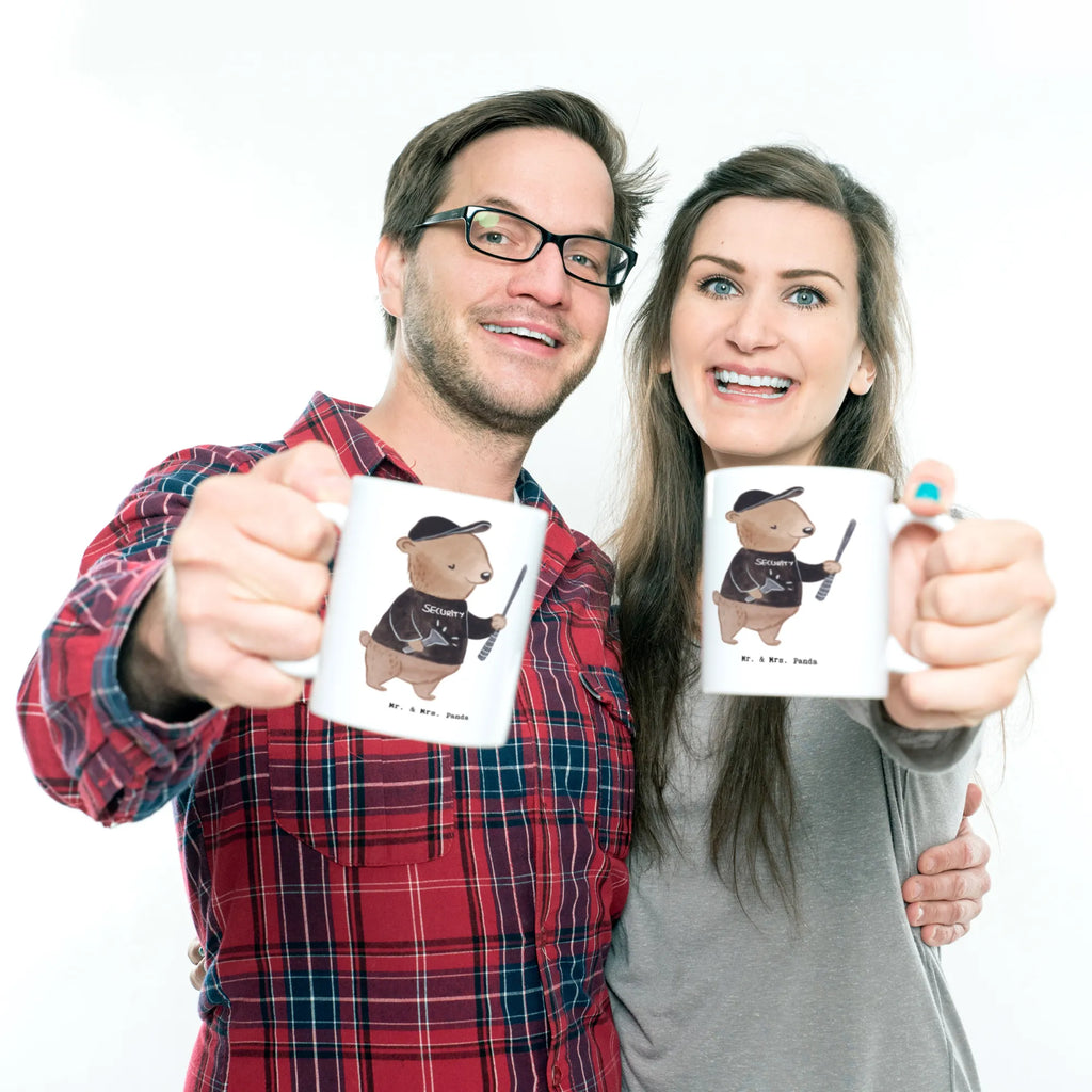 Tasse Security Mitarbeiter mit Herz Tasse mit Zitaten, Porzellantasse, Kaffeetasse, Keramiktasse, Tasse, Bürotasse, Teetasse, Geschenktasse, Tasse mit Motiven, Beruf, Ausbildung, Jubiläum, Abschied, Rente, Kollege, Kollegin, Geschenk, Schenken, Arbeitskollege, Mitarbeiter, Firma, Danke, Dankeschön