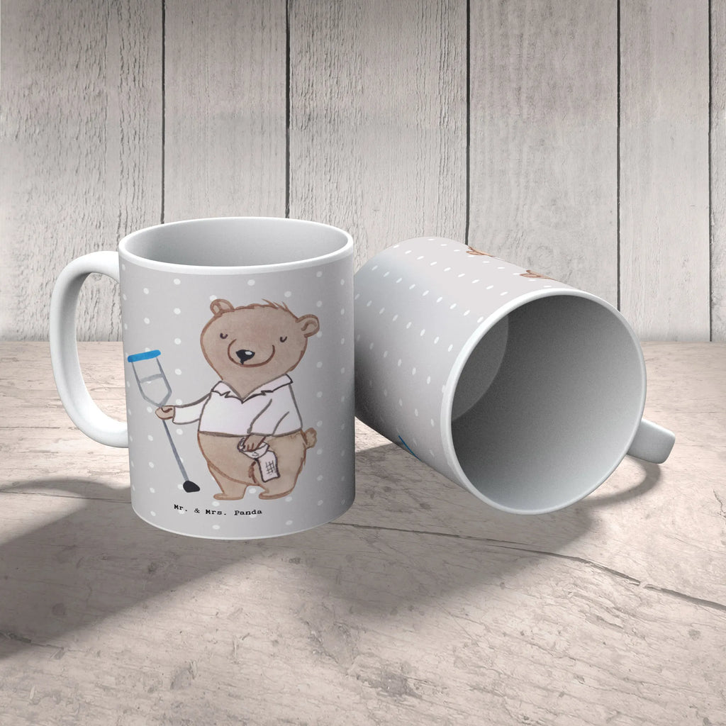 Kubek ortopeda serce Zawód, Wykształcenie, Jubileusz, Pożegnanie, Emerytura, Kolega, Koleżanka, Prezent, Dawać, Pracownik, Współpracownik, Firma, Dziękuję, Dziękuję bardzo