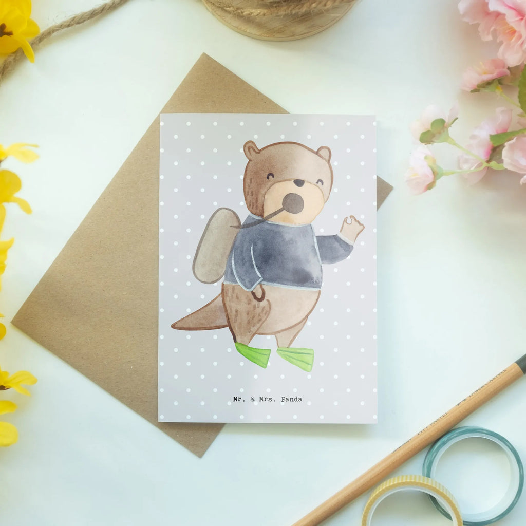 Greetings card Diving Instructor Heart Ansichtskarten, Klappkarte, Grußkarte, Hochzeitskarte, Einladungskarte, Geburtstagskarte, Karte, Glückwunschkarte, Beruf, Ausbildung, Jubiläum, Abschied, Rente, Kollege, Kollegin, Geschenk, Schenken, Arbeitskollege, Mitarbeiter, Firma, Danke, Dankeschön