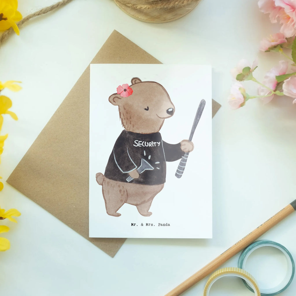 Greetings card Female security service employee Heart jubiläumskarte, Glückwunschkarte, einladungskarten, Beileidskarte, osterkarten, neujahrskarte, dankeskarten, babykarte, genesungskarte, glückwunschkarten, kommunionskarte, vatertagskarte, firmungskarte, Grußkarten, osterkarte, Klappkarte, abiturkarte, valentinstagskarte, Motivkarte, weihnachtskarten, Grußkarte, spruchkarte, hochzeitskarten, Danke, Dankeschön, Beruf, Schenken, Ausbildung, Abschied, Rente, Jubiläum, Kollege, Kollegin, Arbeitskollege, Mitarbeiter, Firma, Geschenk