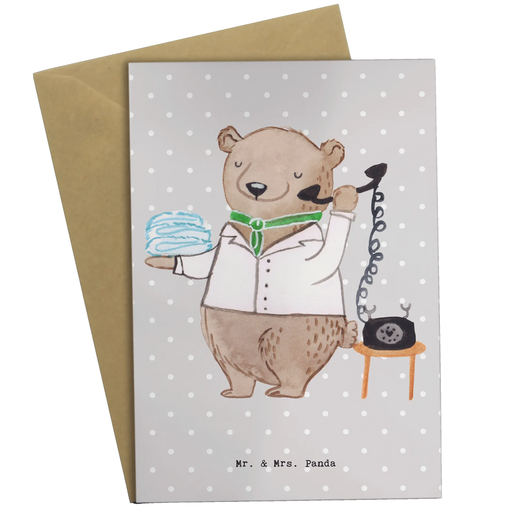 Greetings card Hotel professional Heart greeting card, invitation card, birthday card, folding card, wedding card, gift, gift idea, best, farewell gift, passing exam, anniversary, retirement, promotion, job start, sayings, funny, profession