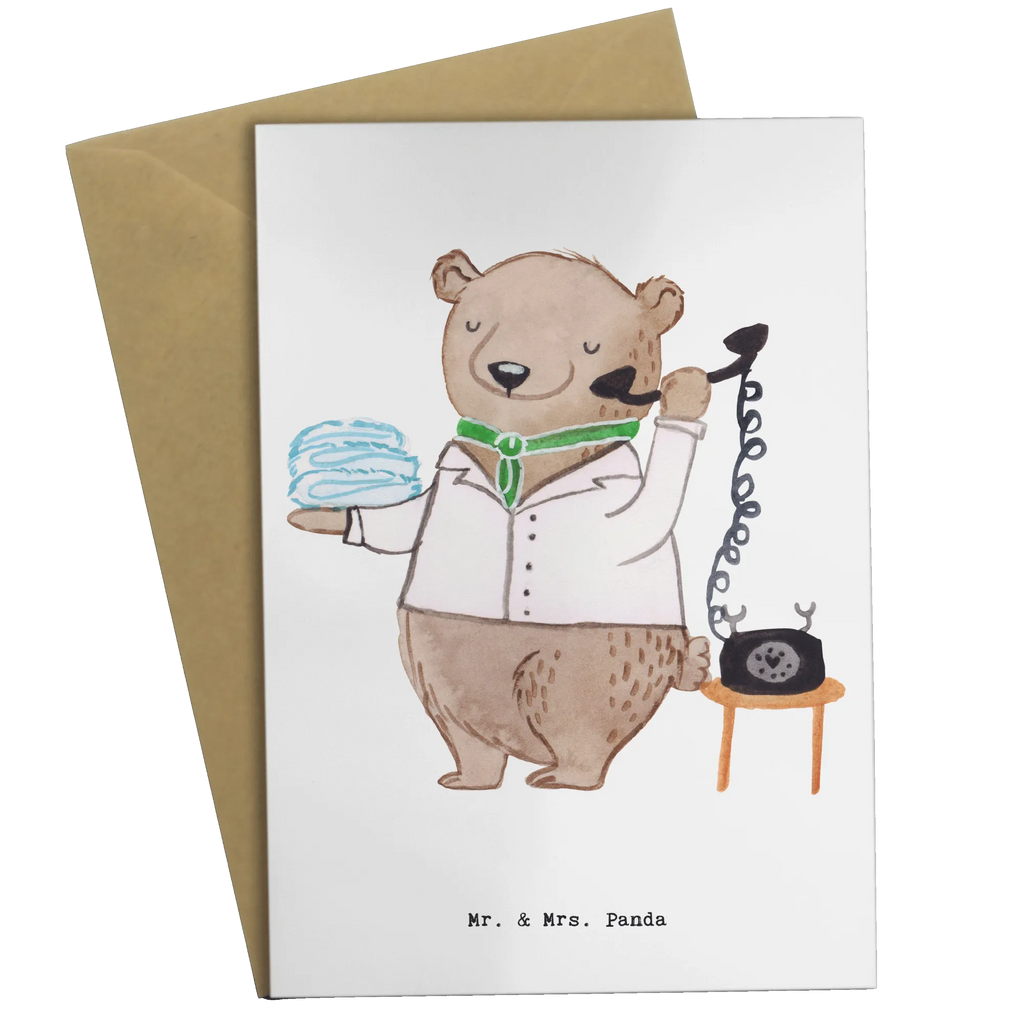 Greetings card Hotel professional Heart greeting card, invitation card, birthday card, folding card, wedding card, gift, gift idea, best, farewell gift, passing exam, anniversary, retirement, promotion, job start, sayings, funny, profession