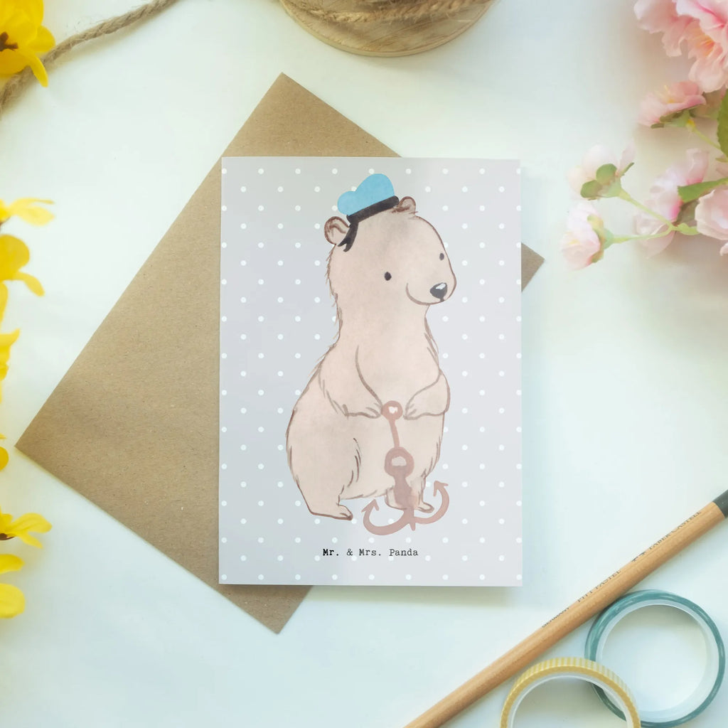 Greetings card Sailor Heart Glückwunschkarte, Geburtstagskarte, Ansichtskarten, Hochzeitskarte, Klappkarte, Einladungskarte, Grußkarte, Karte, Beruf, Ausbildung, Jubiläum, Abschied, Rente, Kollege, Kollegin, Geschenk, Schenken, Arbeitskollege, Mitarbeiter, Firma, Danke, Dankeschön, Schiff, Seeleute, Seemann, Matrose, Schiffsmechaniker