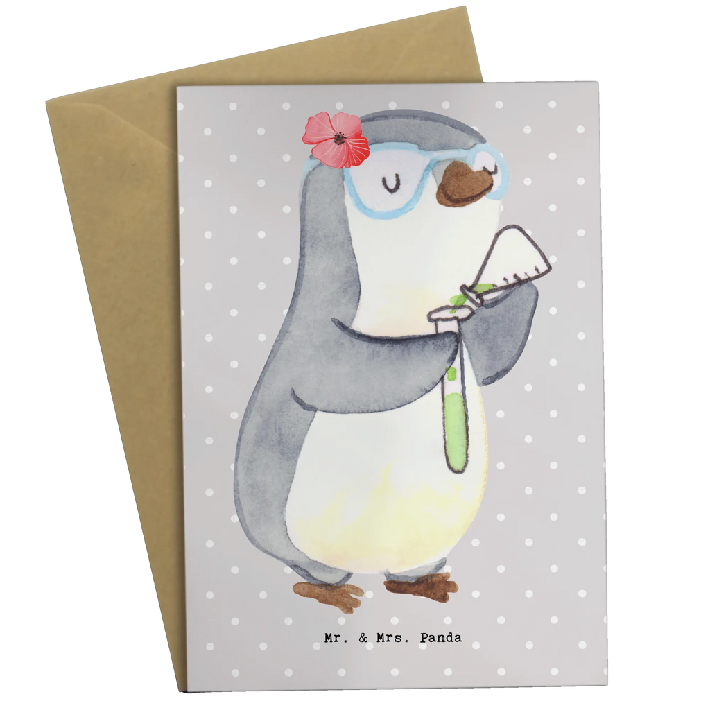 Greetings card Chemical Laboratory Technician heart folding card, greeting card, invitation card, birthday card, wedding card, gift, gift idea, best, farewell gift, passing exam, anniversary, retirement, promotion, job start, sayings, funny, profession