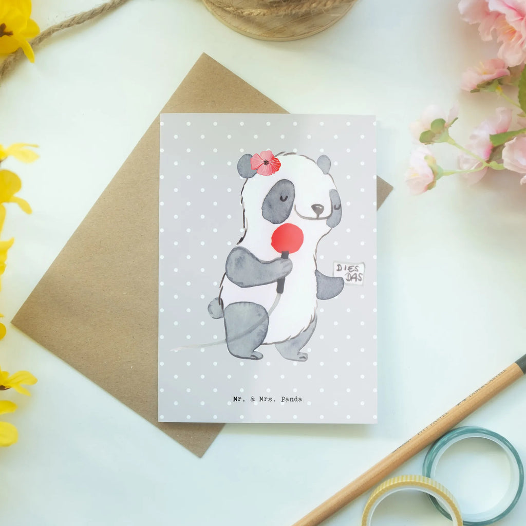 Greetings card Reporter Heart invitation card, birthday card, wedding card, folding card, greeting card, gift, gift idea, best, farewell gift, passing exam, anniversary, retirement, promotion, job start, sayings, funny, profession