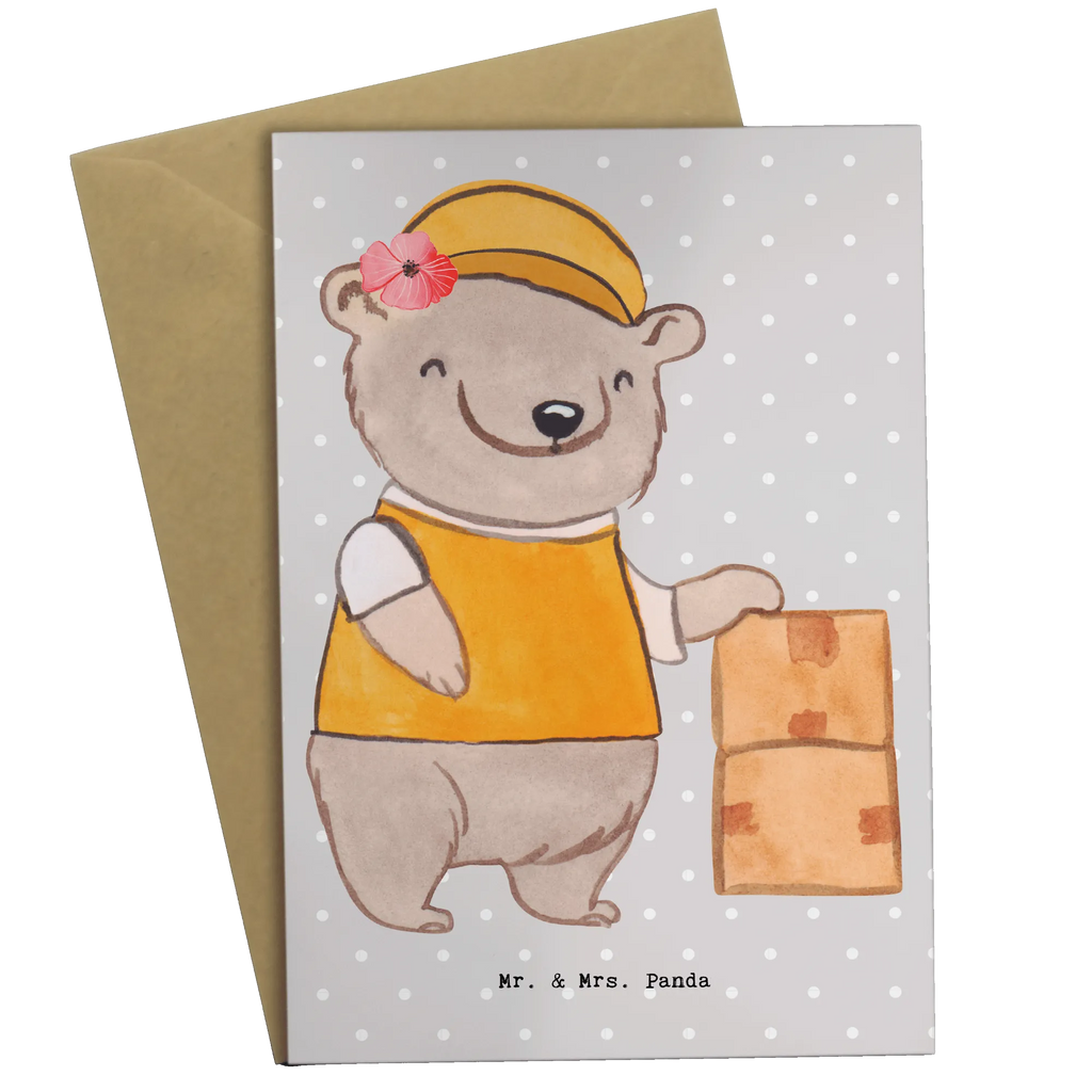 Greetings card Delivery service employee Heart Geburtstagskarte, Hochzeitskarte, Einladungskarte, Klappkarte, Glückwunschkarte, Grußkarte, Karte, Ansichtskarten, Beruf, Ausbildung, Jubiläum, Abschied, Rente, Kollege, Kollegin, Geschenk, Schenken, Arbeitskollege, Mitarbeiter, Firma, Danke, Dankeschön, Pizzabotin, Pizzabringdienst, Pizzabäckerin, Lieferdienstmitarbeiterin, Lieferbringdienst