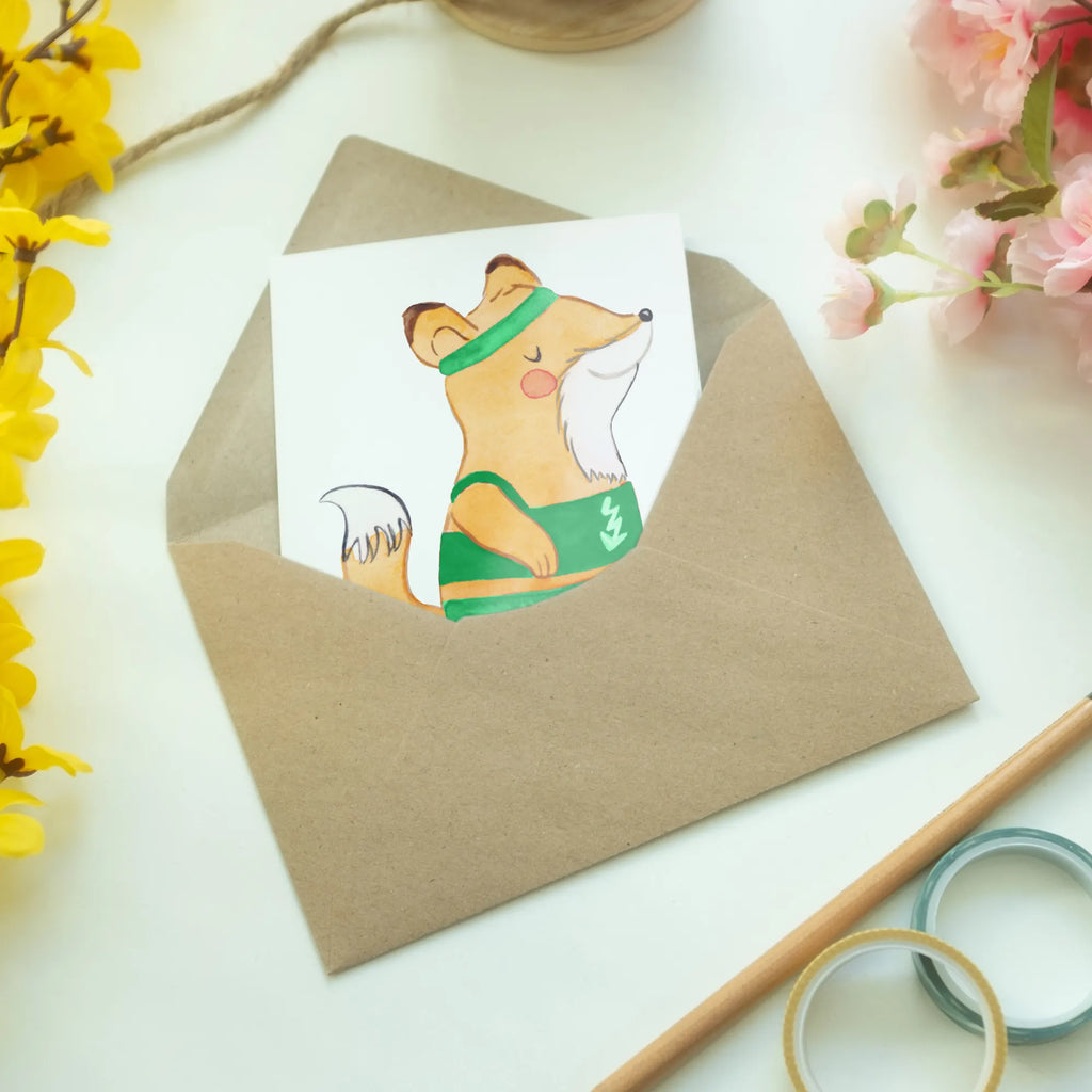 Greetings card Athlete heart folding card, invitation card, birthday card, greeting card, wedding card, gift, gift idea, best, farewell gift, passing exam, anniversary, retirement, promotion, job start, sayings, funny, profession