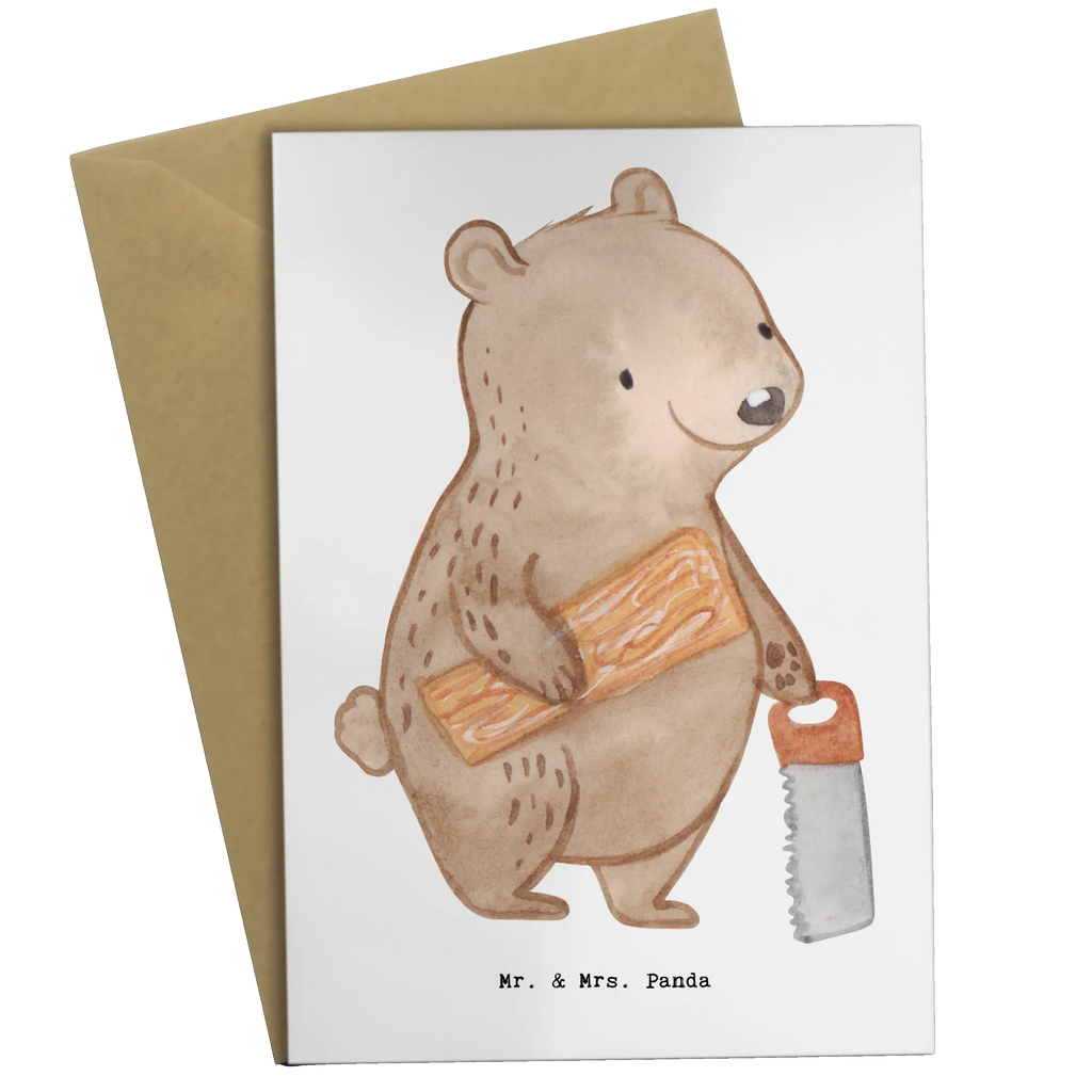 Greetings card Carpenter Heart greeting card, wedding card, birthday card, folding card, invitation card, gift, gift idea, best, farewell gift, passing exam, anniversary, retirement, promotion, job start, sayings, funny, profession