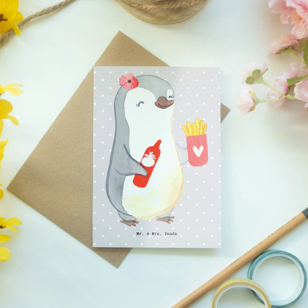 Greetings card female snack bar owner Heart invitation card, greeting card, birthday card, folding card, wedding card, gift, gift idea, best, farewell gift, passing exam, anniversary, retirement, promotion, job start, sayings, funny, profession