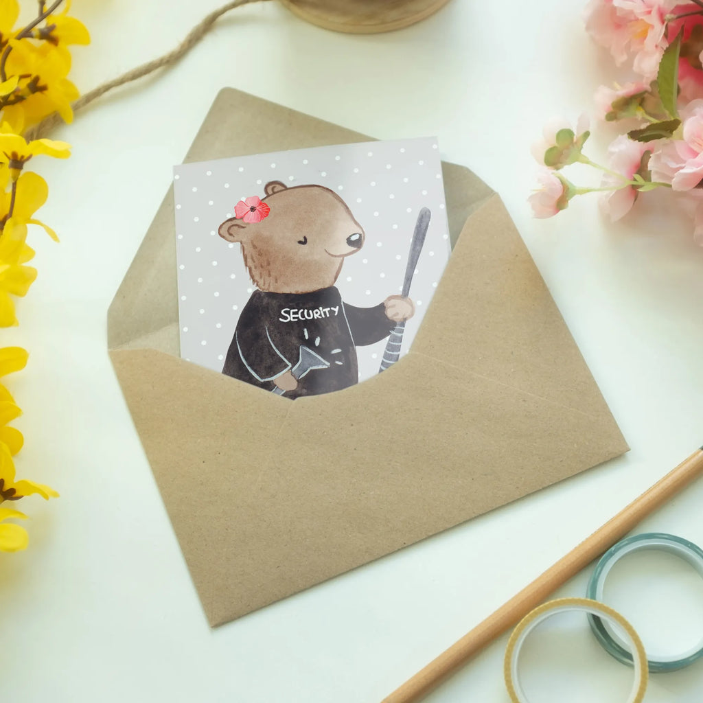 Greetings card Security Officer Heart osterkarte, neujahrskarte, genesungskarte, firmungskarte, Grußkarte, einladungskarten, babykarte, Grußkarten, glückwunschkarten, vatertagskarte, Klappkarte, kommunionskarte, Motivkarte, osterkarten, weihnachtskarten, spruchkarte, jubiläumskarte, hochzeitskarten, abiturkarte, valentinstagskarte, dankeskarten, Glückwunschkarte, Beileidskarte, Geschenk, Schenken, Jubiläum, Danke, Dankeschön, Beruf, Ausbildung, Abschied, Rente, Kollege, Kollegin, Arbeitskollege, Mitarbeiter, Firma
