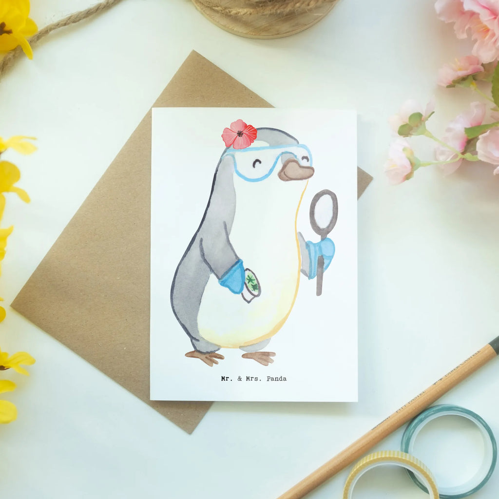 Greetings card Scientist Heart folding card, wedding card, invitation card, greeting card, birthday card, gift, gift idea, best, farewell gift, passing exam, anniversary, retirement, promotion, job start, sayings, funny, profession