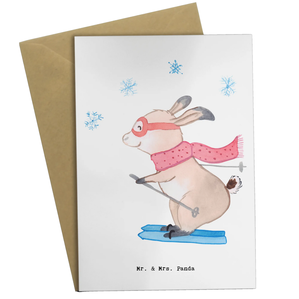 Greetings card ski instructor Heart folding card, wedding card, birthday card, greeting card, invitation card, gift, gift idea, best, farewell gift, passing exam, anniversary, retirement, promotion, job start, sayings, funny, profession